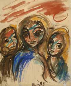Tempera p&aring; papper 1955